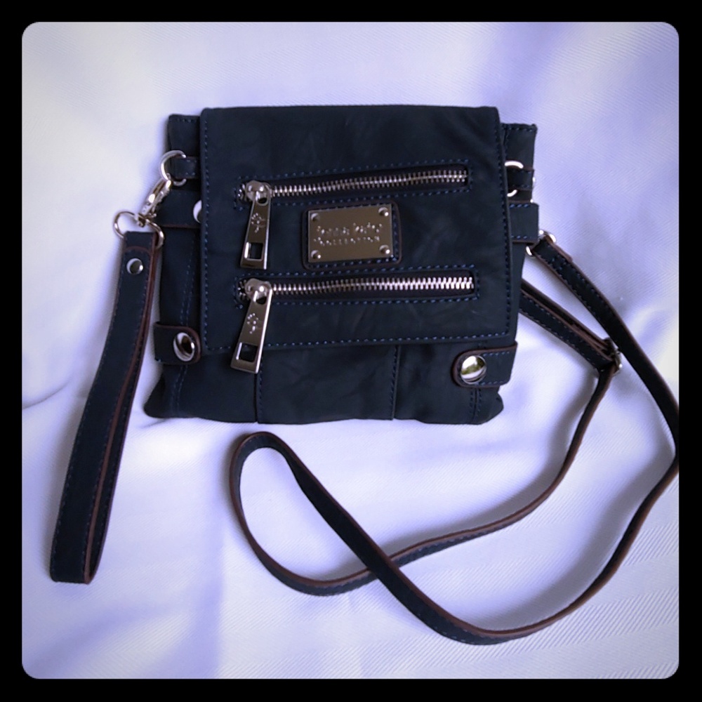 Jenna Kator Collection Crossbody Bag -  Navy